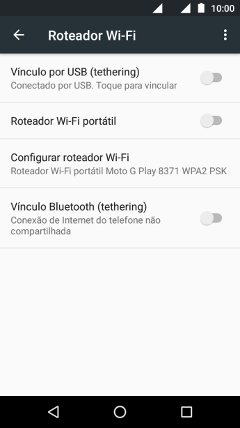 Pressione Configurar roteador Wi-Fi. Pressione Configurar roteador Wi-Fi.