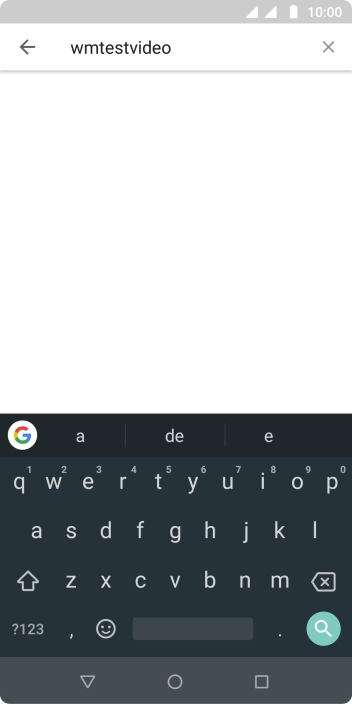 Digite a palavra de busca desejada, e pressione o ícone de busca. Digite a palavra de busca desejada, e pressione o ícone de busca.