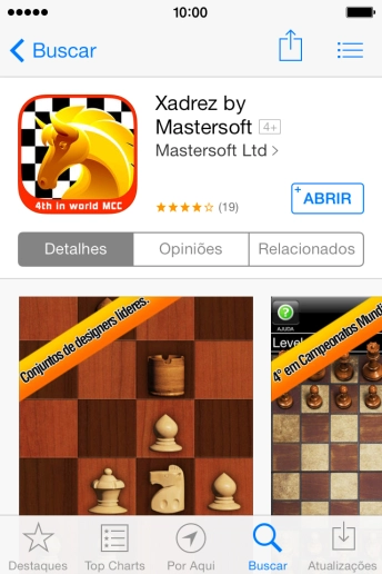 Pressione a tecla de início para finalizar e voltar à tela inicial. Pressione a tecla de início para finalizar e voltar à tela inicial.