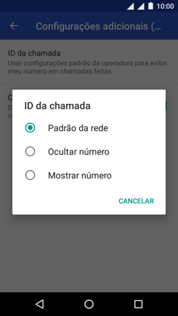 Pressione Mostrar número para ativar a identificação do seu número. Pressione Mostrar número para ativar a identificação do seu número.