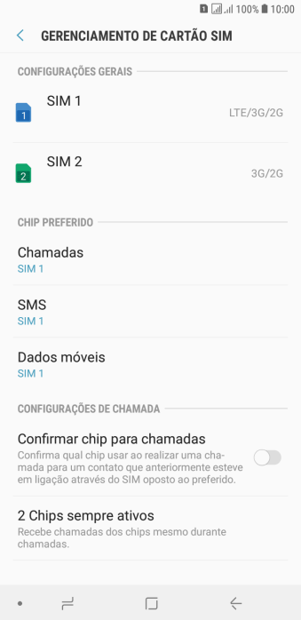 Pressione o chip desejado. Pressione o chip desejado.