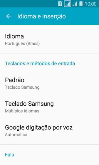 Pressione Teclado Samsung. Pressione Teclado Samsung.