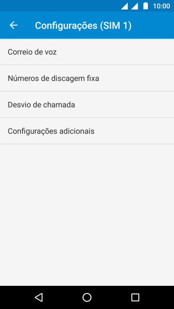 Pressione Configurações adicionais. Pressione Configurações adicionais.