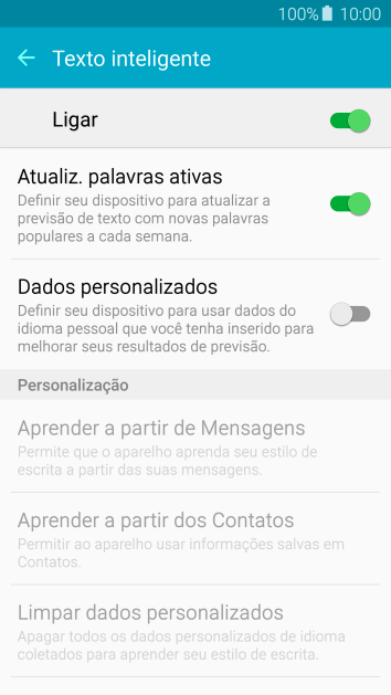 Pressione o indicador ao lado de Pressione o indicador ao lado de
