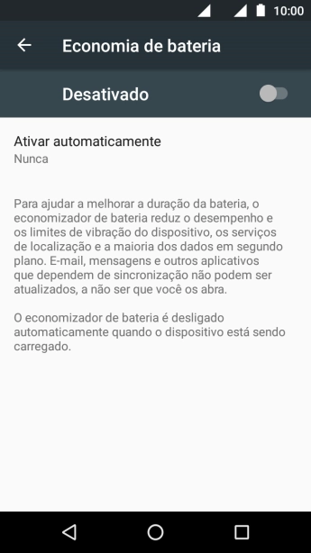 Pressione o indicador para ativar a função. Pressione o indicador para ativar a função.