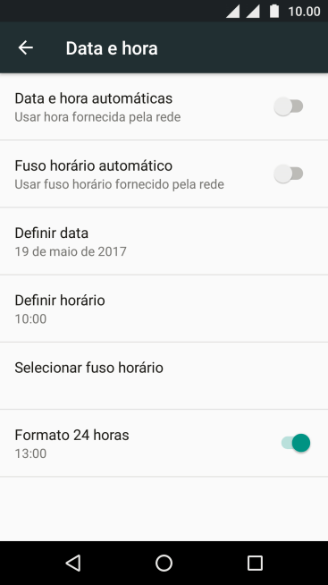 Pressione o indicador ao lado de Pressione o indicador ao lado de