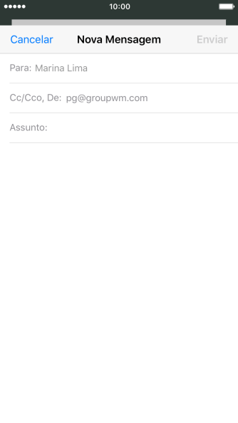 Pressione Assunto:, e digite o assunto desejado. Pressione Assunto:, e digite o assunto desejado.