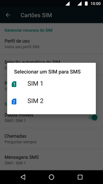 Pressione o chip desejado. Pressione o chip desejado.