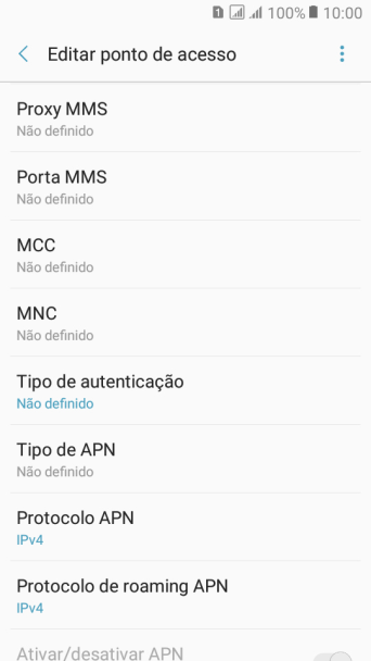 Pressione Proxy MMS. Pressione Proxy MMS.