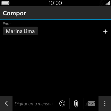 Pressioneo campo de escrever, e digite o texto da sua MMS. Pressioneo campo de escrever, e digite o texto da sua MMS.