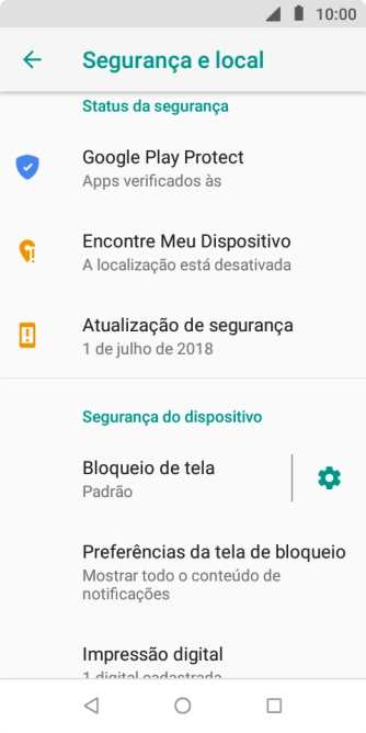 Pressione Bloqueio de tela, e insira o código de bloqueio extra que você criou anteriormente. Pressione Bloqueio de tela, e insira o código de bloqueio extra que você criou anteriormente.