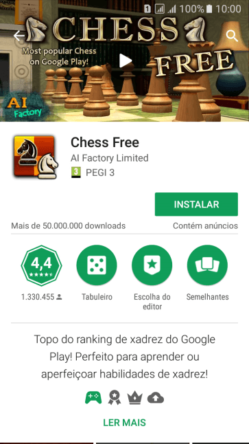 Pressione INSTALAR, e siga as indicações da tela para instalar o app. Pressione INSTALAR, e siga as indicações da tela para instalar o app.