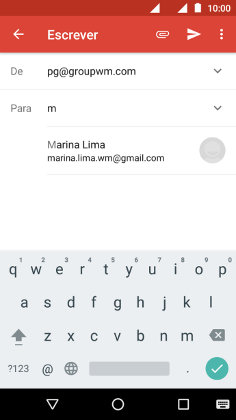 Pressione o contato desejado. Pressione o contato desejado.