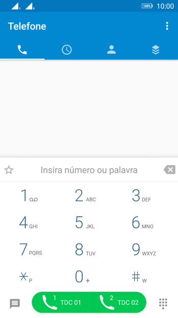 Pressione o ícone de menu. Pressione o ícone de menu.