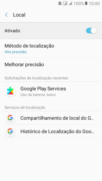 Pressione Método de localização. Pressione Método de localização.