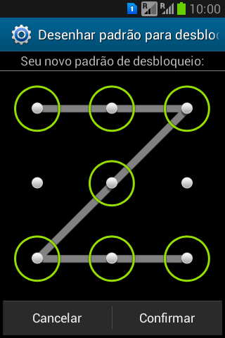 Repita o código do celular selecionado, e pressione Confirmar. Repita o código do celular selecionado, e pressione Confirmar.