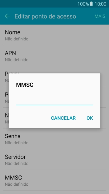 Digite http://mms.tim.br e pressione OK. Digite http://mms.tim.br e pressione OK.