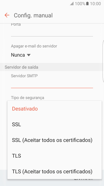 Pressione Desativado para ativar ou desativar a função. Pressione Desativado para ativar ou desativar a função.