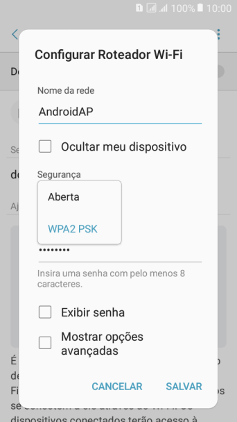 Pressione WPA2 PSK para proteger seu Roteador Wi-Fi com uma senha. Pressione WPA2 PSK para proteger seu Roteador Wi-Fi com uma senha.