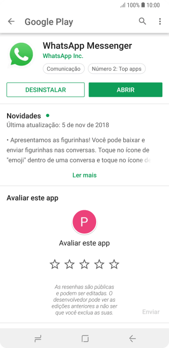 Pressione a tecla de início para finalizar e voltar à tela inicial. Pressione a tecla de início para finalizar e voltar à tela inicial.