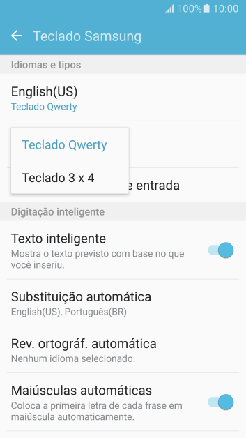 Pressione Teclado Qwerty. Pressione Teclado Qwerty.
