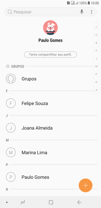 Pressione o ícone de menu. Pressione o ícone de menu.