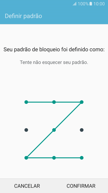 Repita o código do celular selecionado, e pressione CONFIRMAR. Repita o código do celular selecionado, e pressione CONFIRMAR.