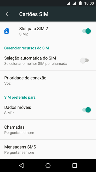 Pressione o indicador ao lado de Pressione o indicador ao lado de