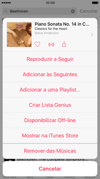 Pressione Adicionar a uma Playlist.... Pressione Adicionar a uma Playlist....