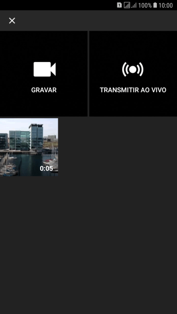 Pressione o vídeo desejado. Pressione o vídeo desejado.