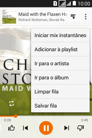 Pressione Adicionar à playlist. Pressione Adicionar à playlist.