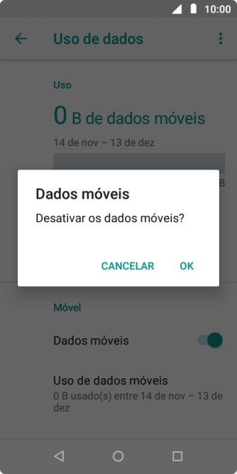 Se você desativar a função, deve pressionar OK. Se você desativar a função, deve pressionar OK.