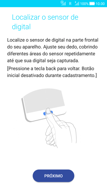 Pressione PRÓXIMO. Pressione PRÓXIMO.