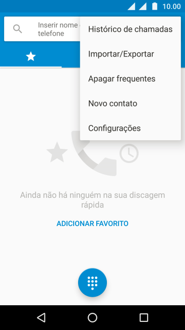 Pressione Configurações. Pressione Configurações.