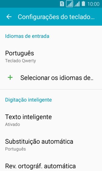 Pressione Selecionar os idiomas de... Pressione Selecionar os idiomas de...