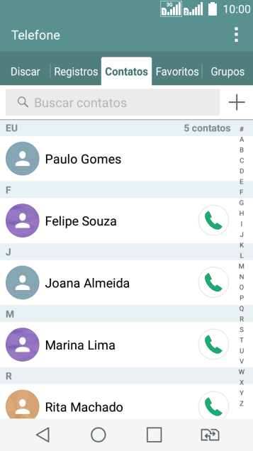 Pressione o ícone de menu. Pressione o ícone de menu.