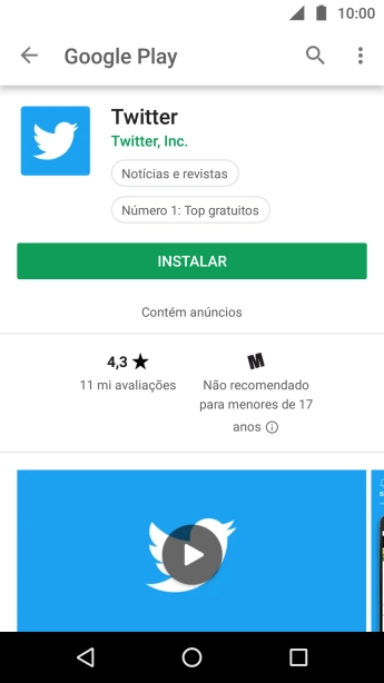 Pressione INSTALAR, e siga as indicações da tela para instalar o app. Pressione INSTALAR, e siga as indicações da tela para instalar o app.