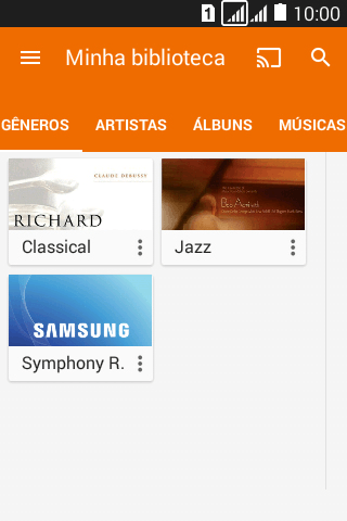 Pressione MÚSICAS. Pressione MÚSICAS.