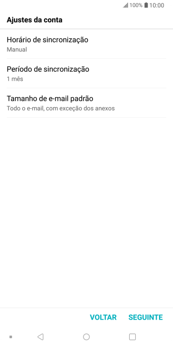 Pressione Horário de sincronização. Pressione Horário de sincronização.