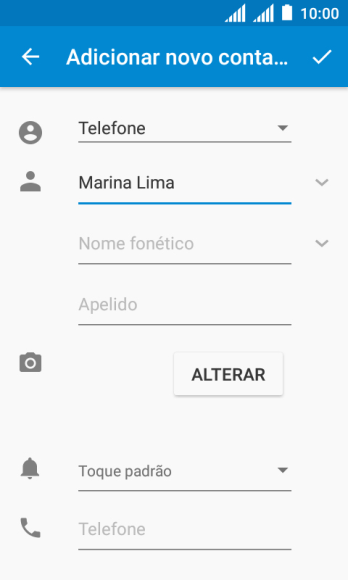 Pressione Telefone, e digite o número de telefone. Pressione Telefone, e digite o número de telefone.