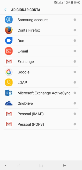 Pressione E-mail. Pressione E-mail.