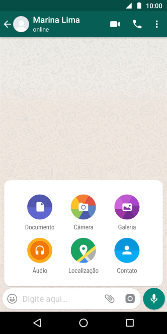 Pressione Galeria, e navegue até a foto ou vídeo desejado. Pressione Galeria, e navegue até a foto ou vídeo desejado.