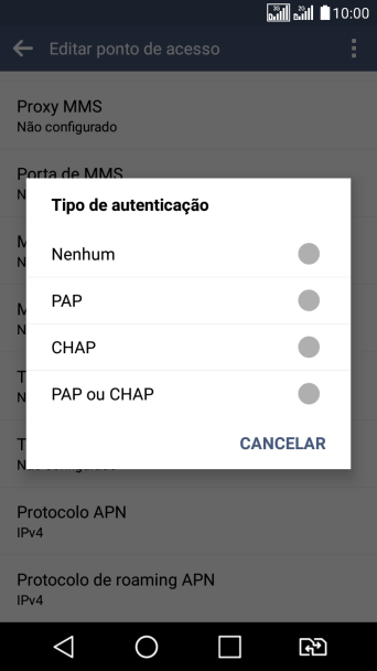 Pressione PAP ou CHAP. Pressione PAP ou CHAP.