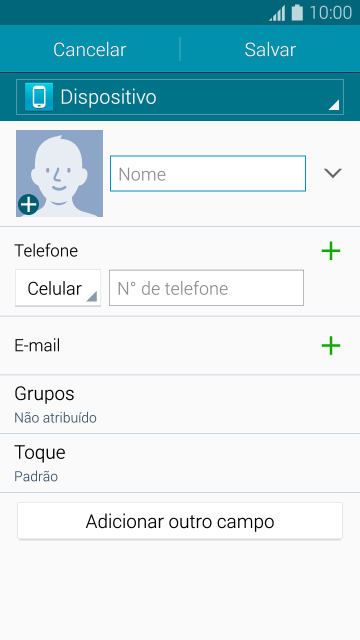 Pressione o ícone de foto. Pressione o ícone de foto.