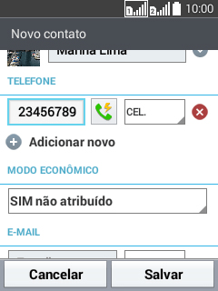 Pressione a lista suspensa ao lado do número de telefone. Pressione a lista suspensa ao lado do número de telefone.
