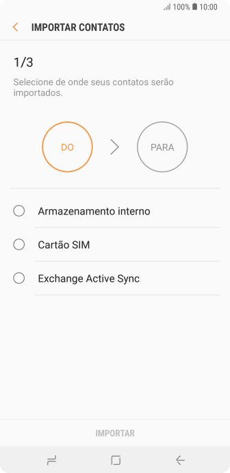 Pressione Cartão SIM. Pressione Cartão SIM.