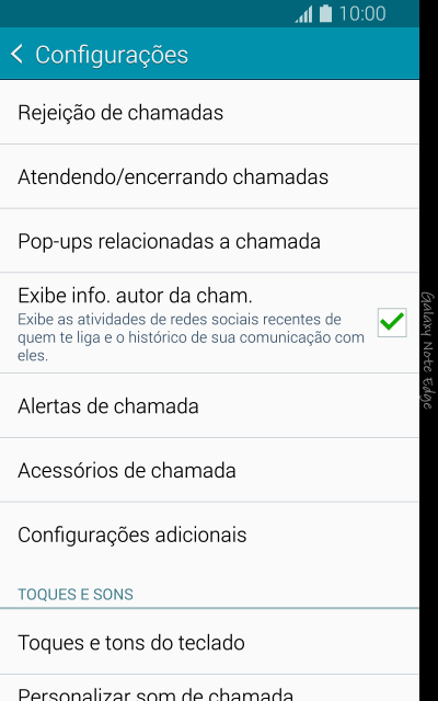 Pressione Configurações adicionais. Pressione Configurações adicionais.