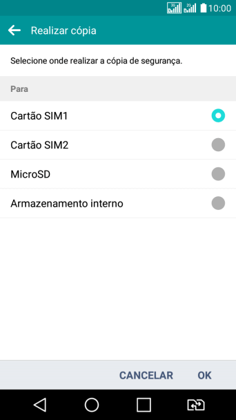 Pressione o chip desejado. Pressione o chip desejado.