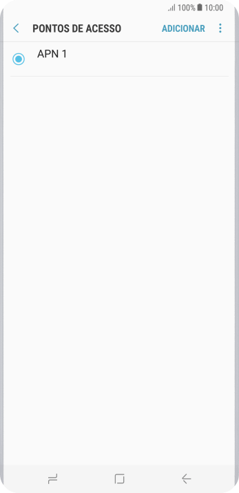 Pressione ADICIONAR. Pressione ADICIONAR.