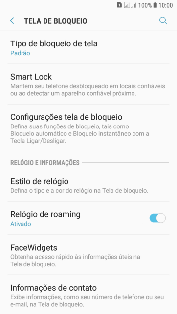 Pressione Tipo de bloqueio de tela, e insira o código de bloqueio extra que você criou anteriormente. Pressione Tipo de bloqueio de tela, e insira o código de bloqueio extra que você criou anteriormente.